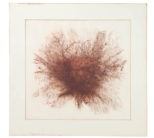 Aubrey Schwartz Signed Etching Esther's Bouquet