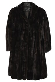 Vintage Woman's Natural Mink Driving Coat