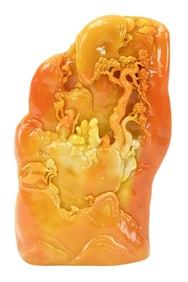 Chinese Faux Shoushan Stone Carving