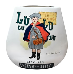 Lulu Biscuits Hand Painted Ceramic Decor Vase