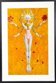 Liu Zhi Serigraph Limited Edition Framed