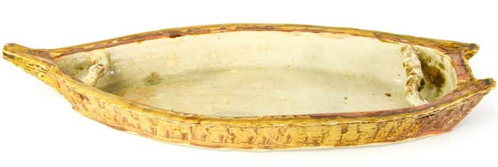 Japanese Ceramic Ikebana Flower Boat