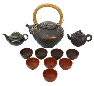 Collection Chinese Rare Earth & Stoneware Tea Sets