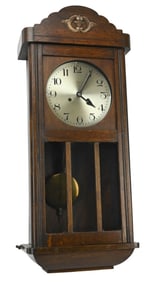Vintage Glass Front Case Clock
