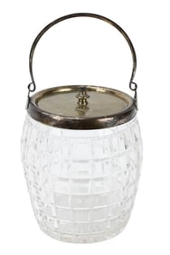 Antique Silver over Nickel Ice Bucket