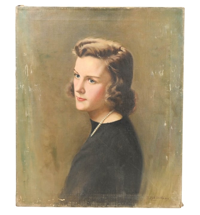 Ralph William Williams Signed Breck Girl Portrait (1 of 13)