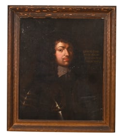 Antique Raphaelite Style Portrait Oil Painting