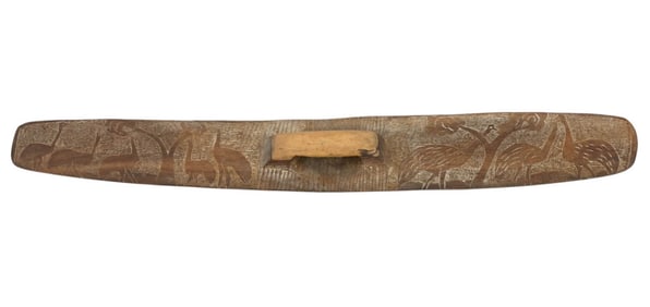 Australian Aboriginal Hand Carved Battle Shield