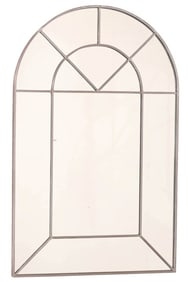 Signed Carvers Guild Steel Arched Mirror