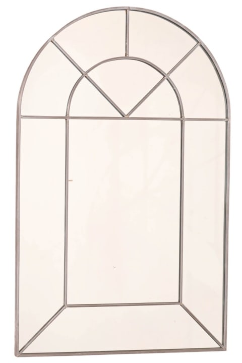 Signed Carvers Guild Steel Arched Mirror (1 of 13)
