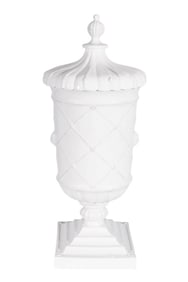 Juliska Ribbon & Berry White 31" Covered Floor Urn