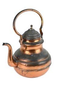 Vintage Copper Tea Kettle