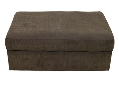 Velour Upholstered Ottoman w Storage