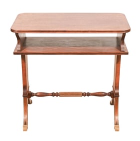 Regency Style Hand Carved Hall Table