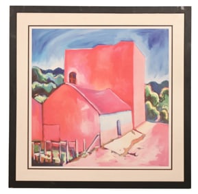 Jill Logan Signed & Numbered Serigraph Pueblo