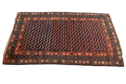 Antique Hand Knotted Wool Carpet