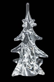 Charles Schneider France Crystal Christmas Tree