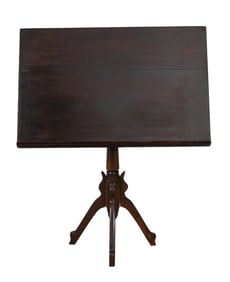Antique Hand Carved Music Stand