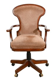Bombay Company Carved Upholstered Office Chair