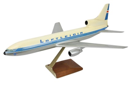 Vintage Loftleidir Die Cast Model Airplane