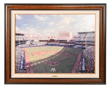Thomas Kinkaid Enhanced Serigraph Yankee Stadium