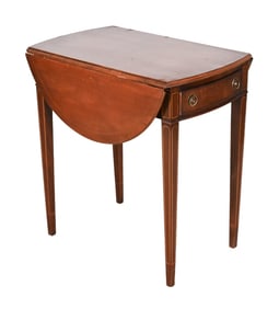 English Hand Carved Pembroke Table