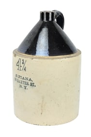 Vintage Salt Glaze Pottery Stoneware Jug