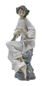 Lladro Angel with Recital Score Porcelain Figurine