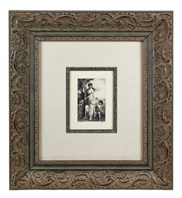 Henri Leopold Levy Etching L'Ete w COA