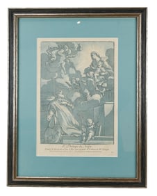 Nicolas Le Sueur Engraving Saint Philip Neri