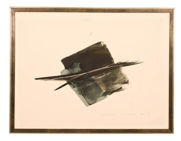 Japanese Toko Shinoda Wind Shadow  Lithograph