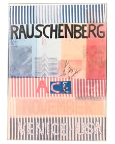 R. Rauschenberg Ace Gallery Rauschenberg Poster