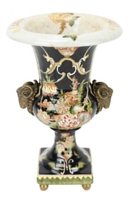 JUWC United Wilson 1897 Porcelain & Bronze Urn