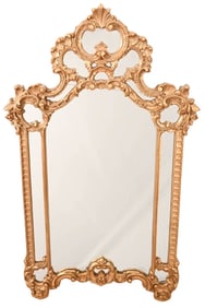 Italian Hand Carved Gilt Wall Mirror