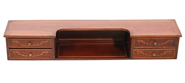 Dutch Marquetry Secretary Top Piece with Drawers