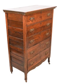 Antique English Oak Chest of Drawers