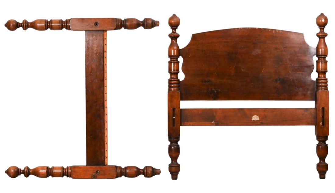 1950's Signed by Rennick Twin Bed Frame (1 of 13)