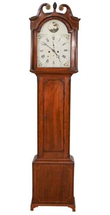 Antique Hand Painted Grandfather Clock (1 of 19)