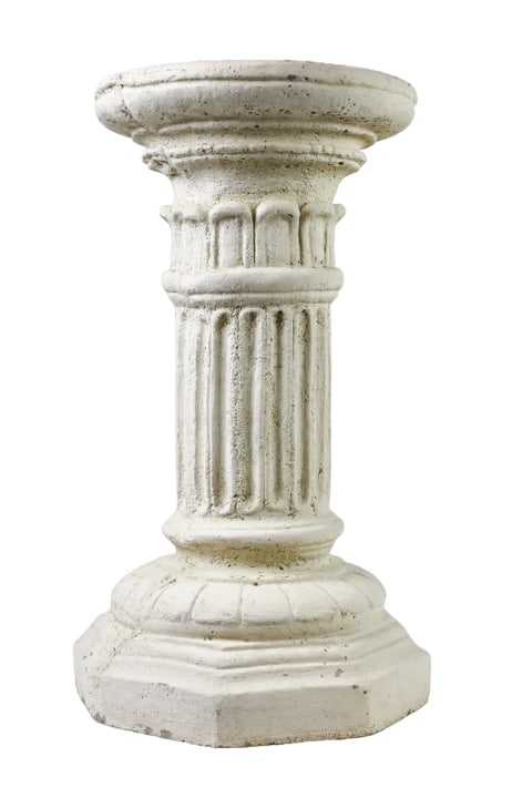 Cast Cement Column Form Garden Pedestal (1 of 6)