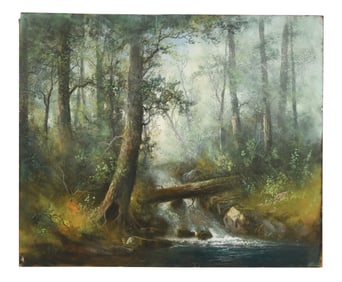 William Henry Chandler Tonalist Pastel Landscape