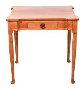 Stickley Farm Style Pine Side Table w Drawer