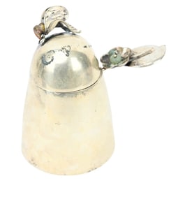 Los Castillo Taxco Mexican Silver Plate Honey Pot