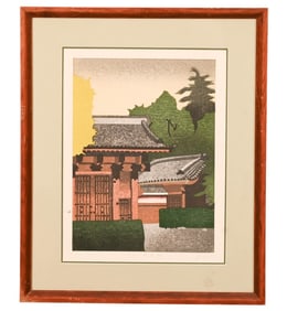 Yoshinori  Asai Signed Woodblock 1993