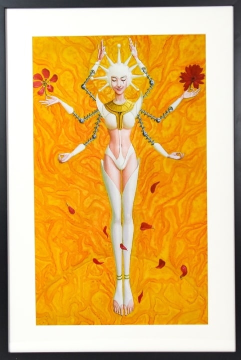 Liu Zhi Serigraph Limited Edition Framed (1 of 7)