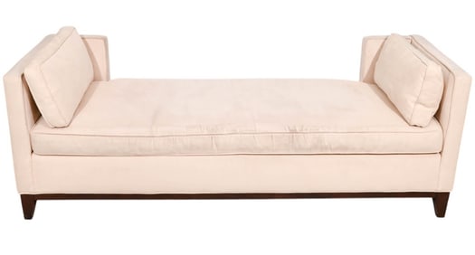 Presidio Settee Vegan Leather Down Blend Cushion