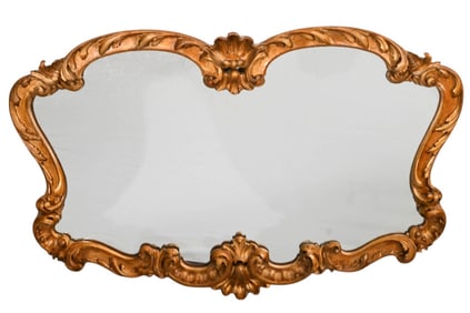 Italian Hand Carved Gilt Wall Mirror