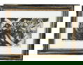 Carl Schmitt Signed Engraving Christ Carries Cross