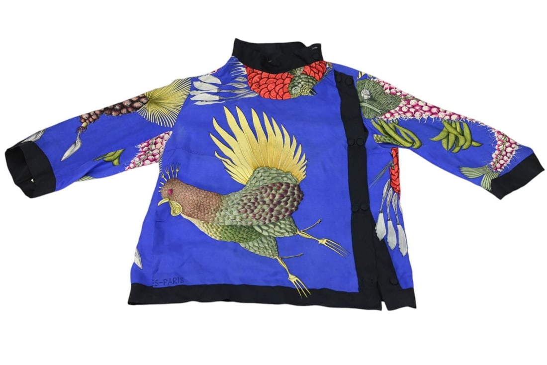 Vintage Hermes Paris Boutique Sport Silk Jacket (1 of 15)