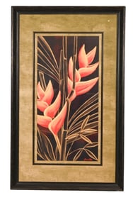 Yvette St. Amant Framed Poster of Heliconia