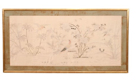 Antique Chinese Kesi Kosu Embroidery Panel